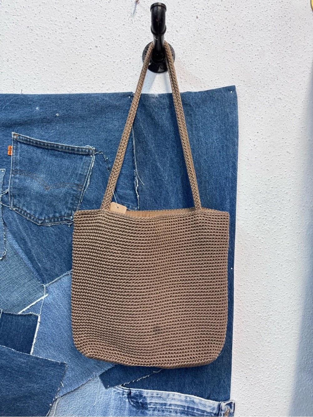 The Sak Woven Taupe Tote Bag